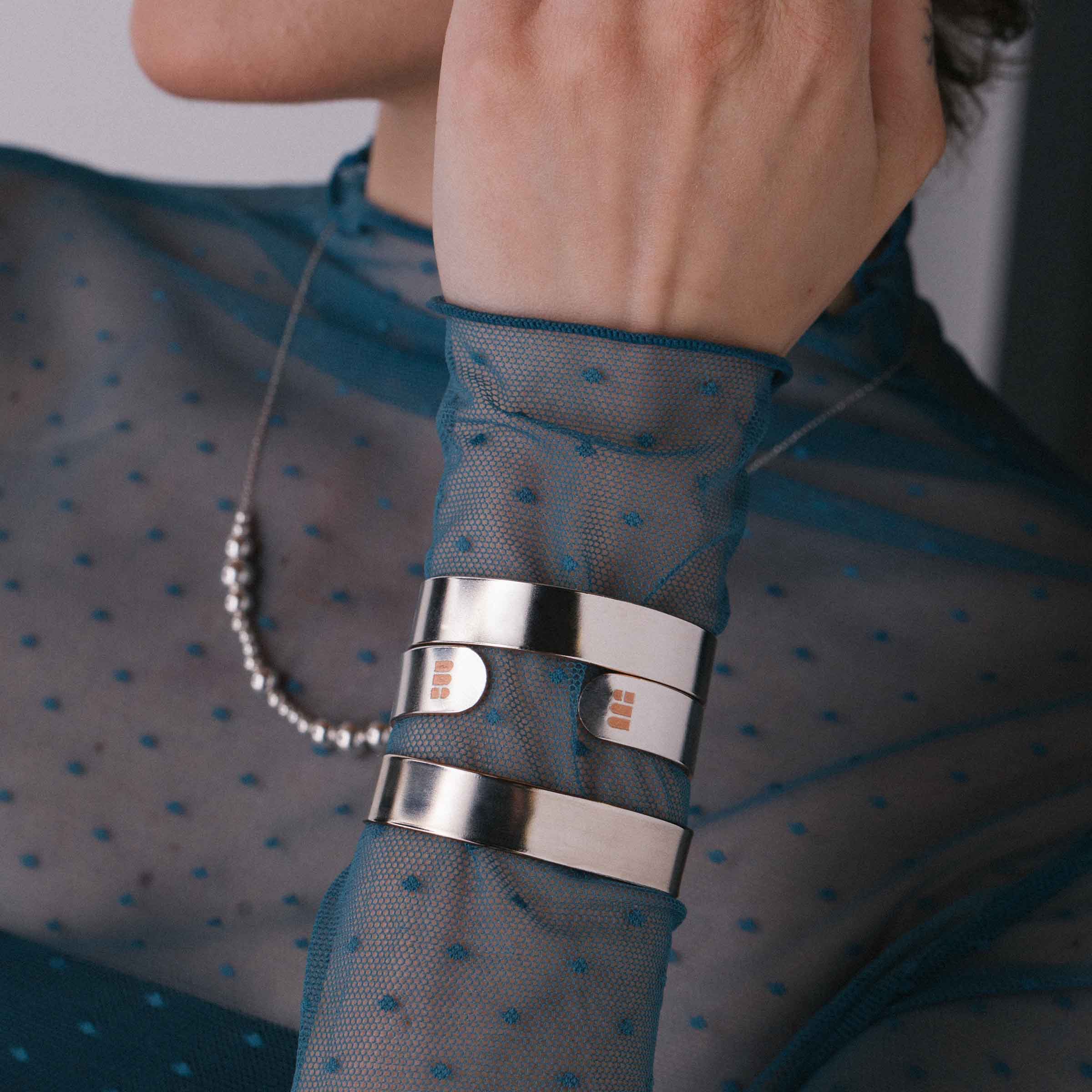 Signature Classic Bonded Cuff Silver