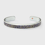 Metal Alchemist SWAROVSKI® Crystal Cuff collection in sterling silver — sapphire, heliotrope, and multicolor crystal cuffs.