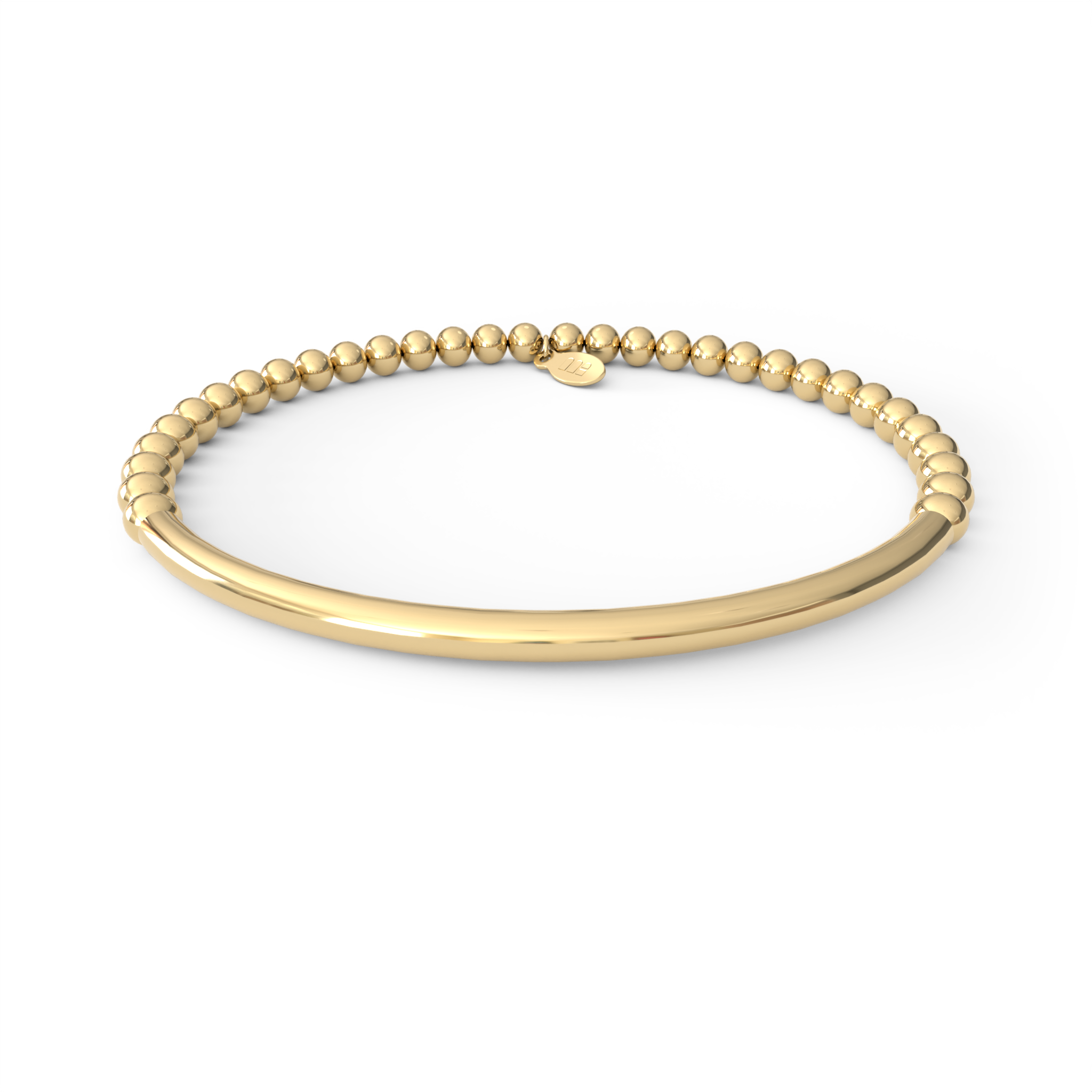 Balance Bar Beaded Bracelet | 4mm