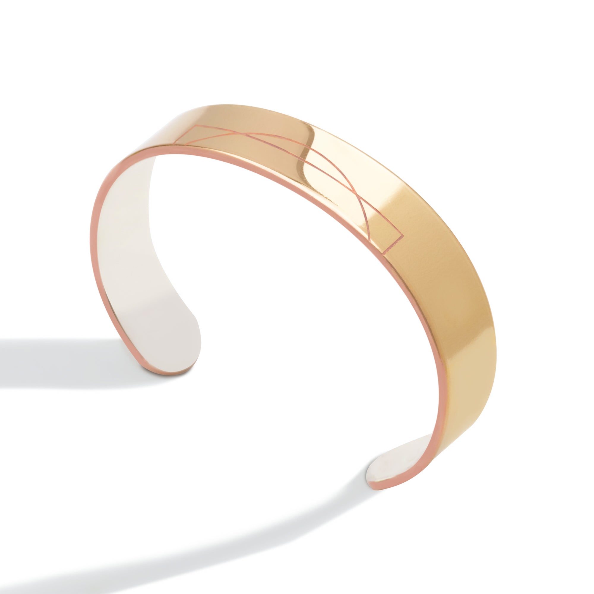 Squared Circle Bonded Cuff