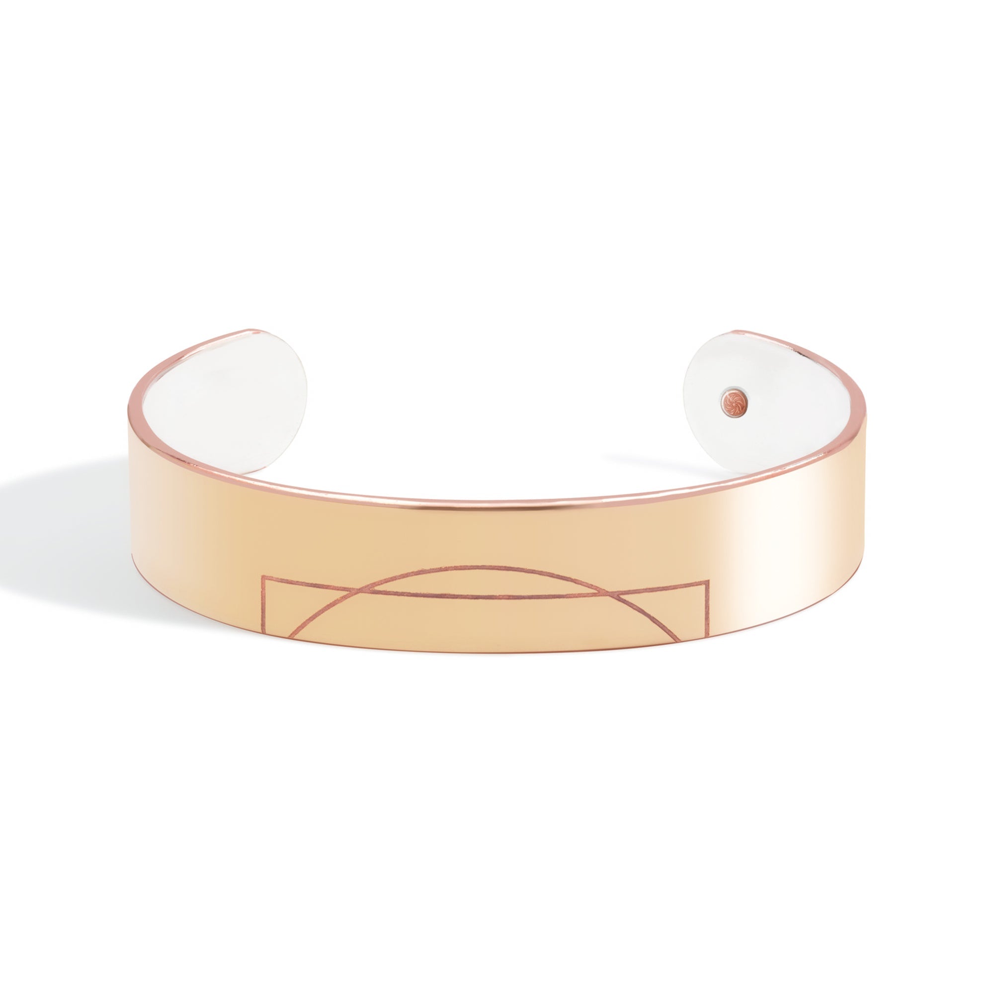 Squared Circle Bonded Cuff