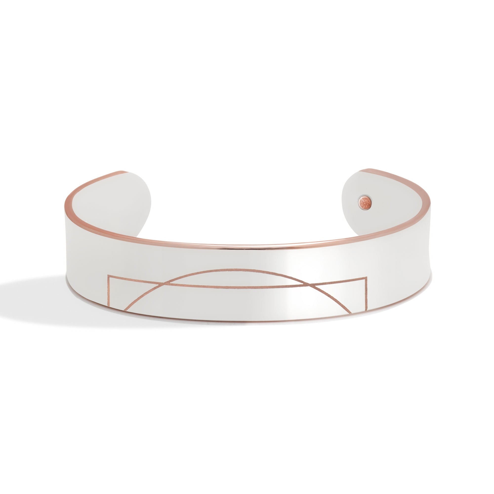 Squared Circle Bonded Cuff