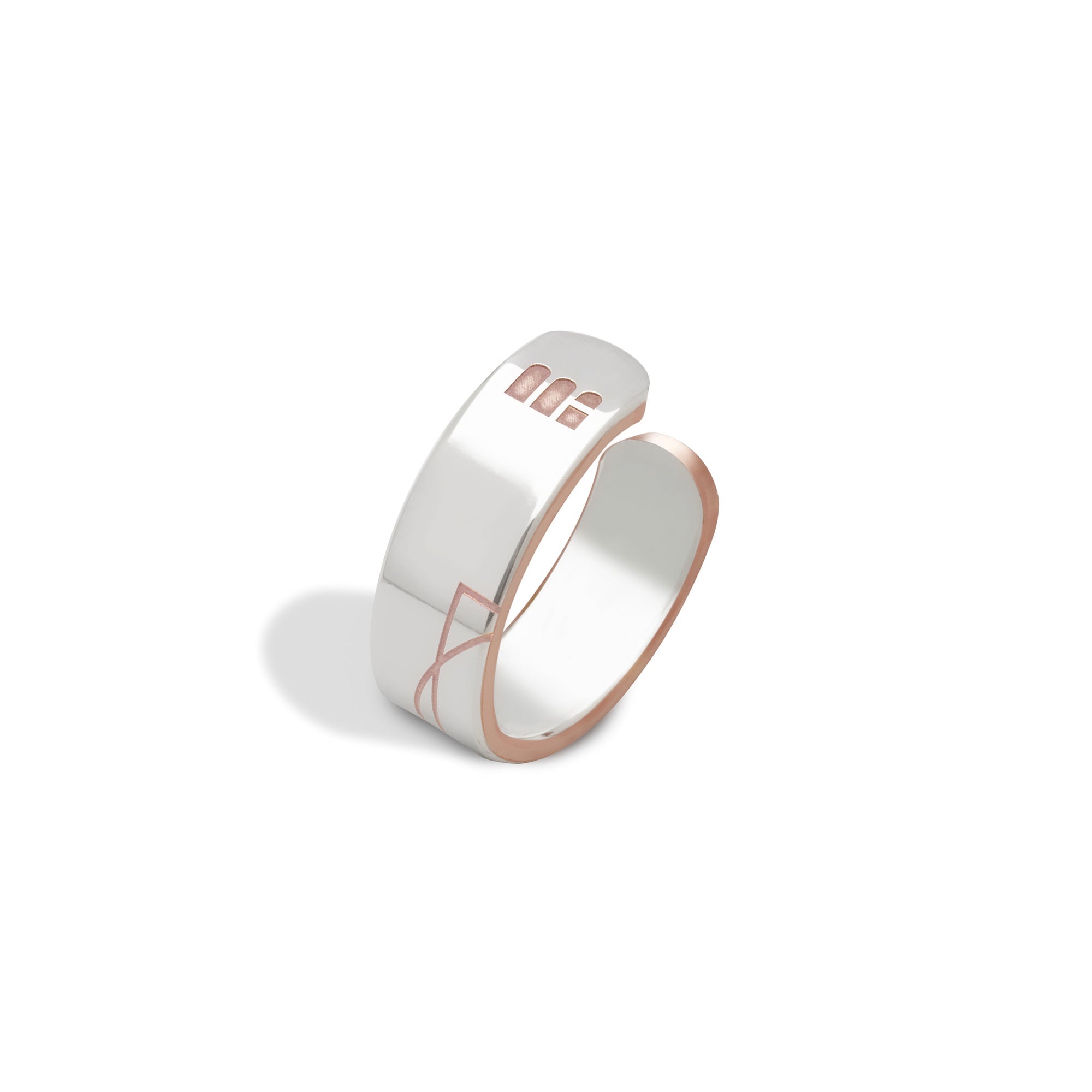 Squared Circle Bonded Ring