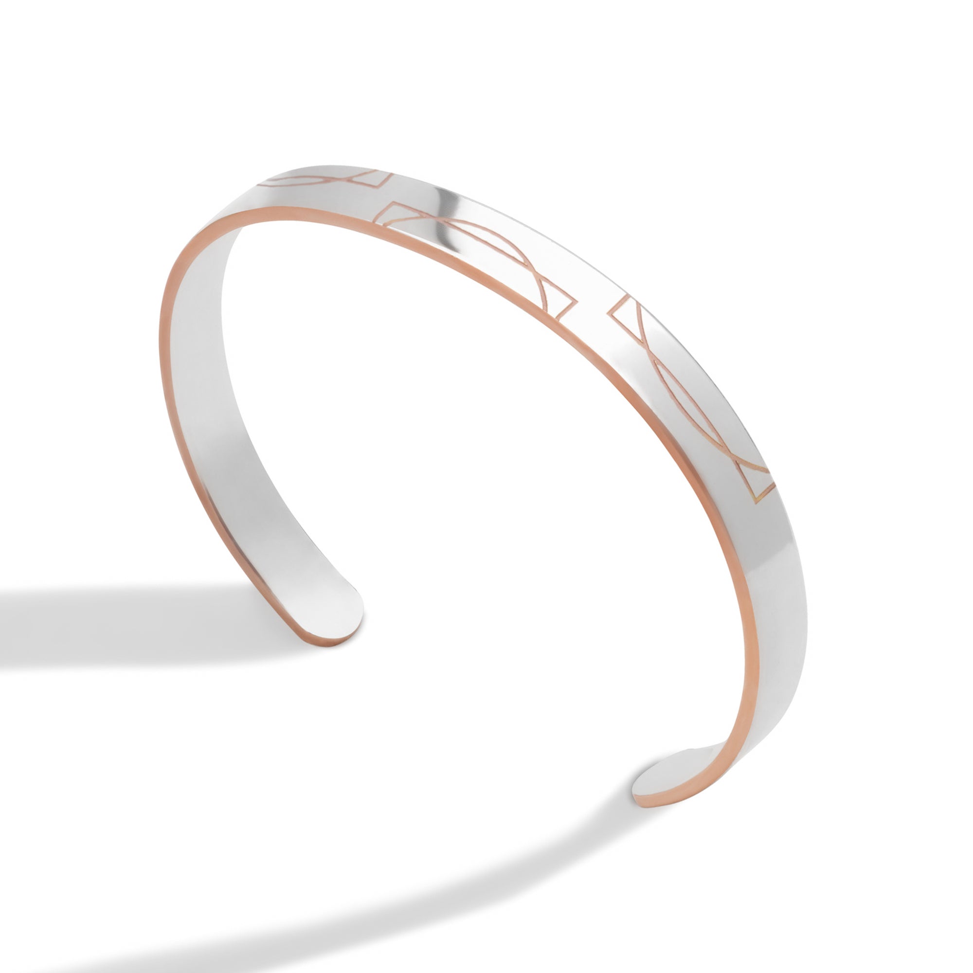 Squared Circle Bonded Cuff