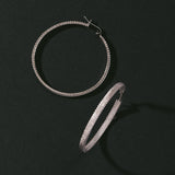 Woven Armor Hoop Earring