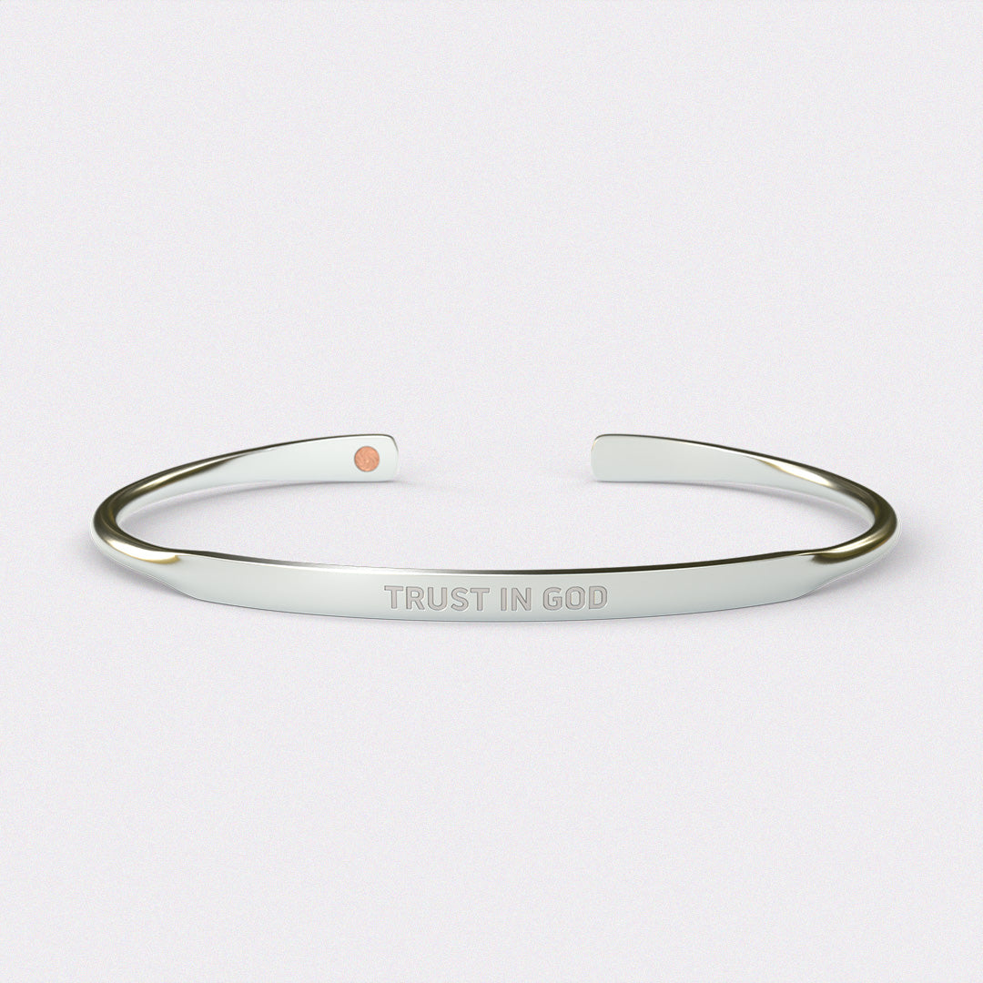 Trust in God 100 Wire Cuff