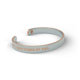 Life Is Sweetened By Risk Silver Bonded Cuff | Thin