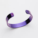 Purple Metal Cuff