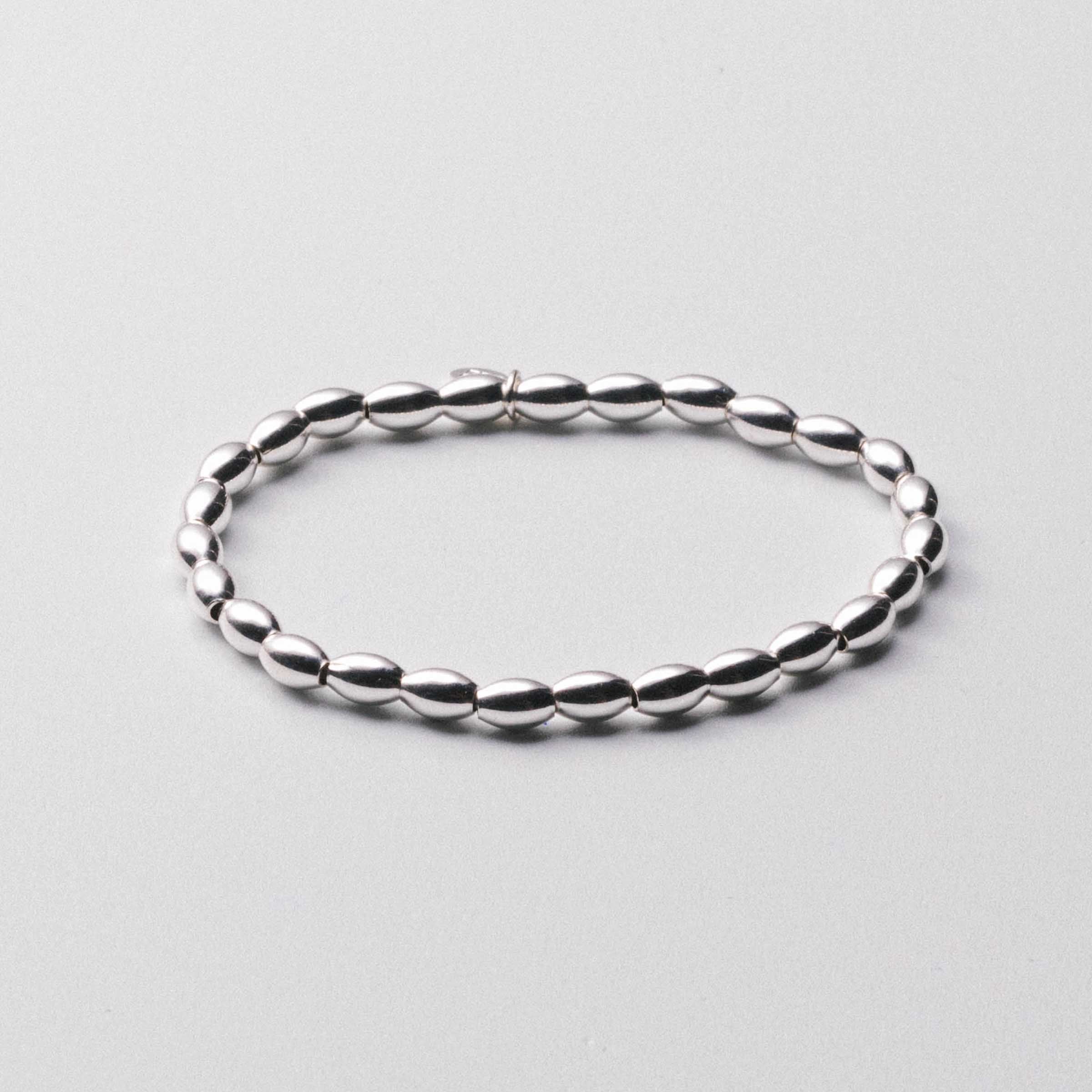 Oval Alchemy Beaded Stretch Bracelet