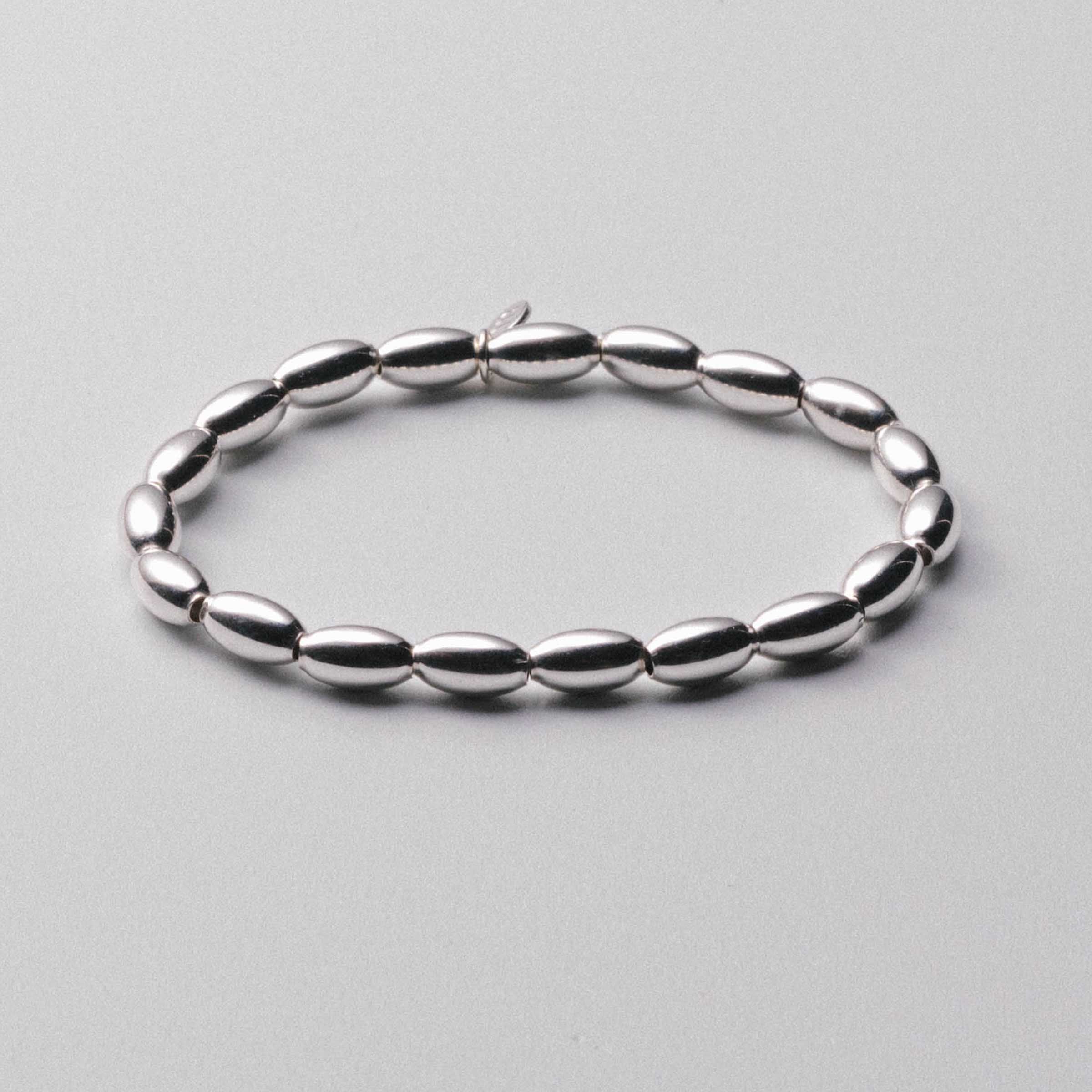 Oval Alchemy Beaded Stretch Bracelet